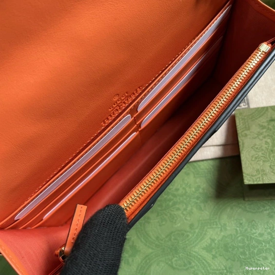 Hyperpeter MATELASSÉ CHAIN WALLET GUCCI GG 0817